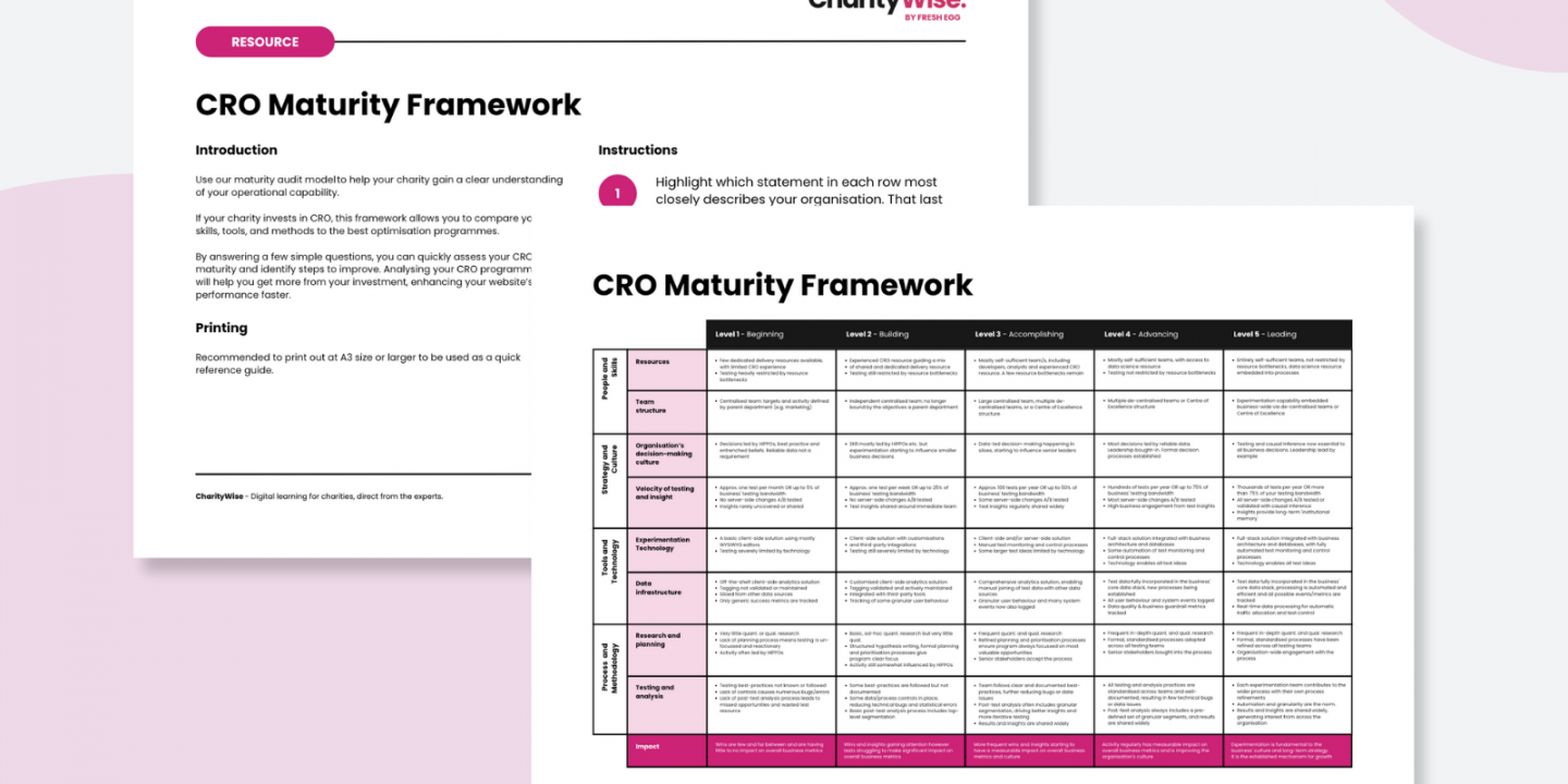 CRO Maturity Audit Framework