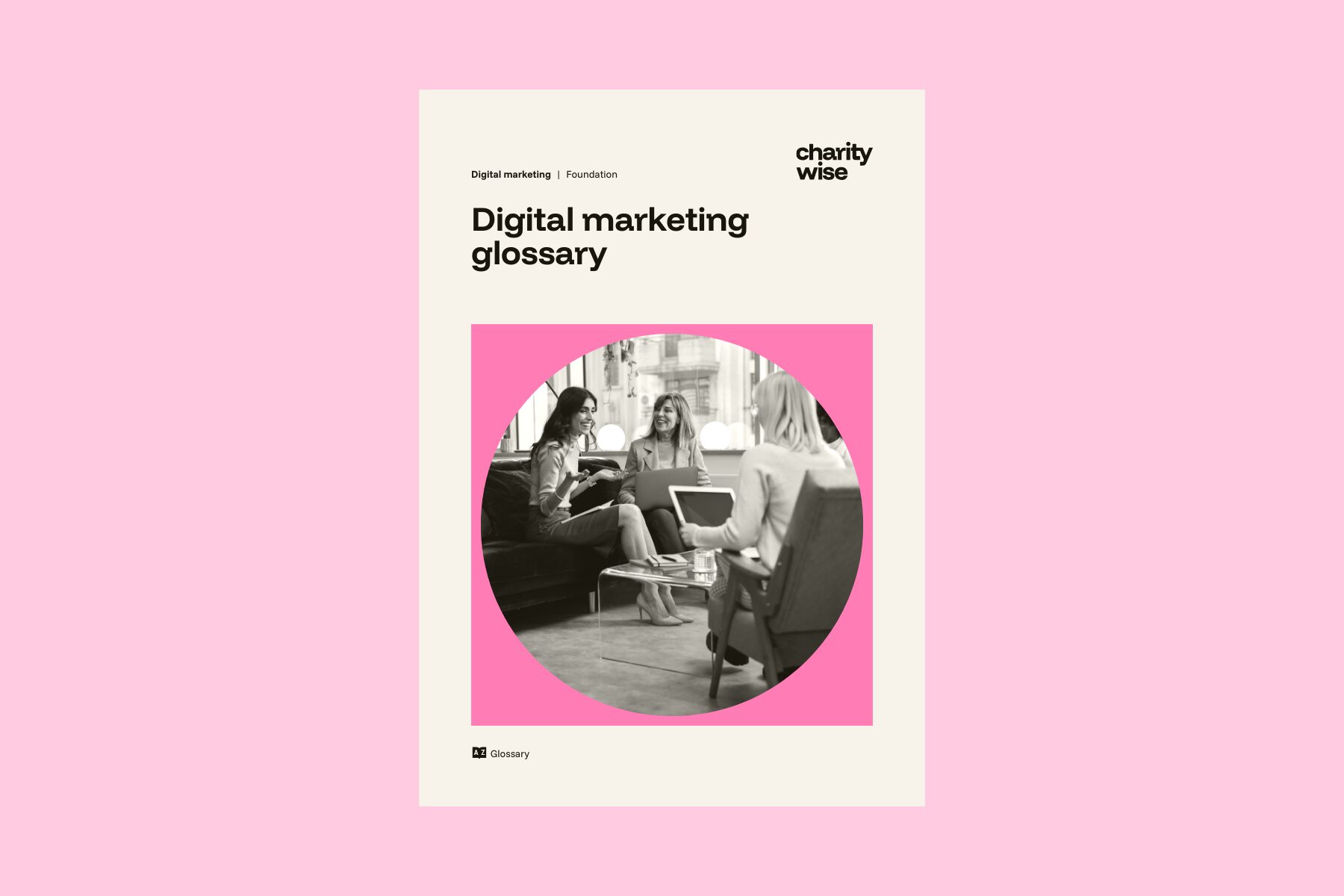 Digital marketing glossary front cover