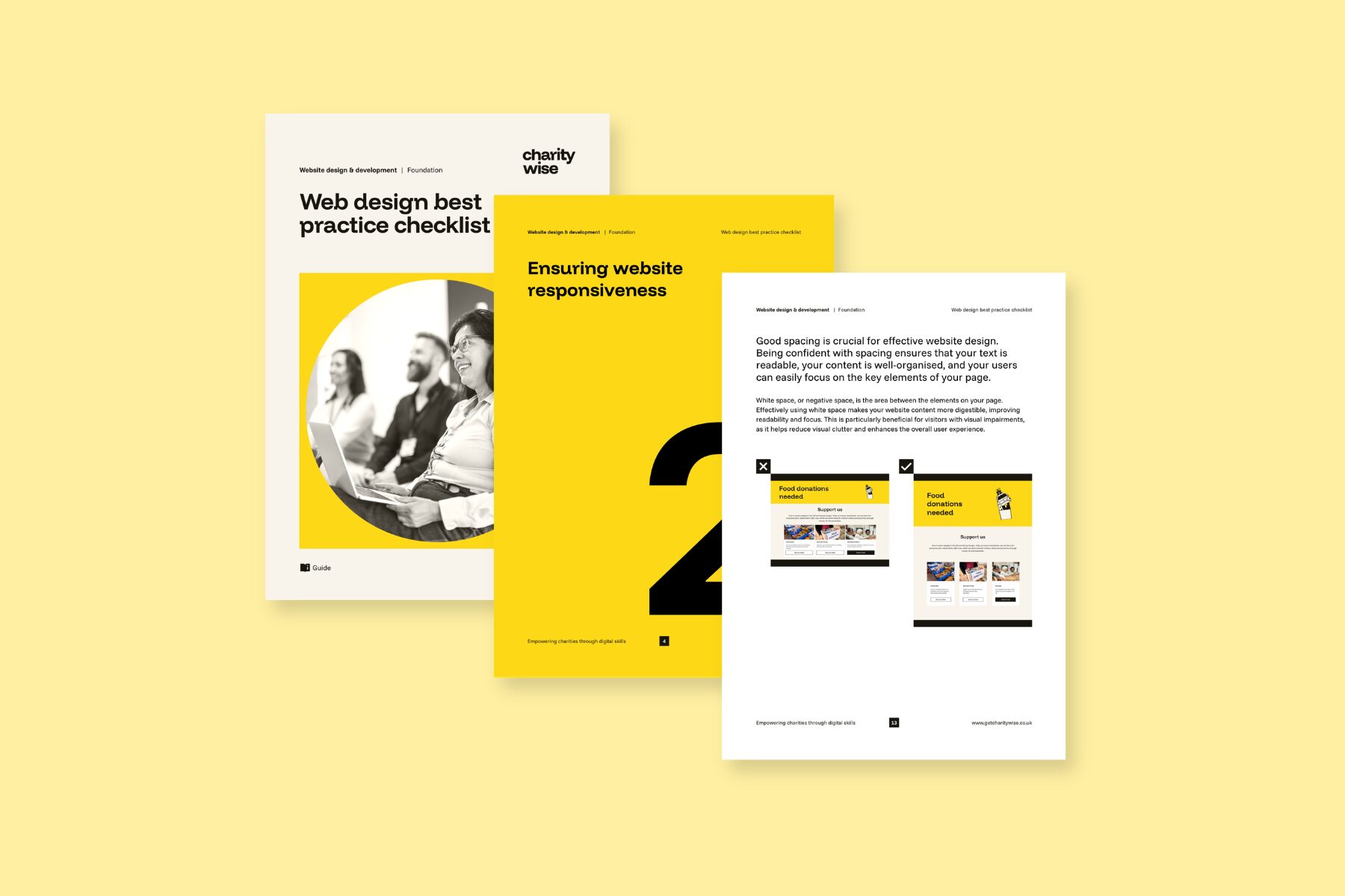 Web design best practice checklist | CharityWise
