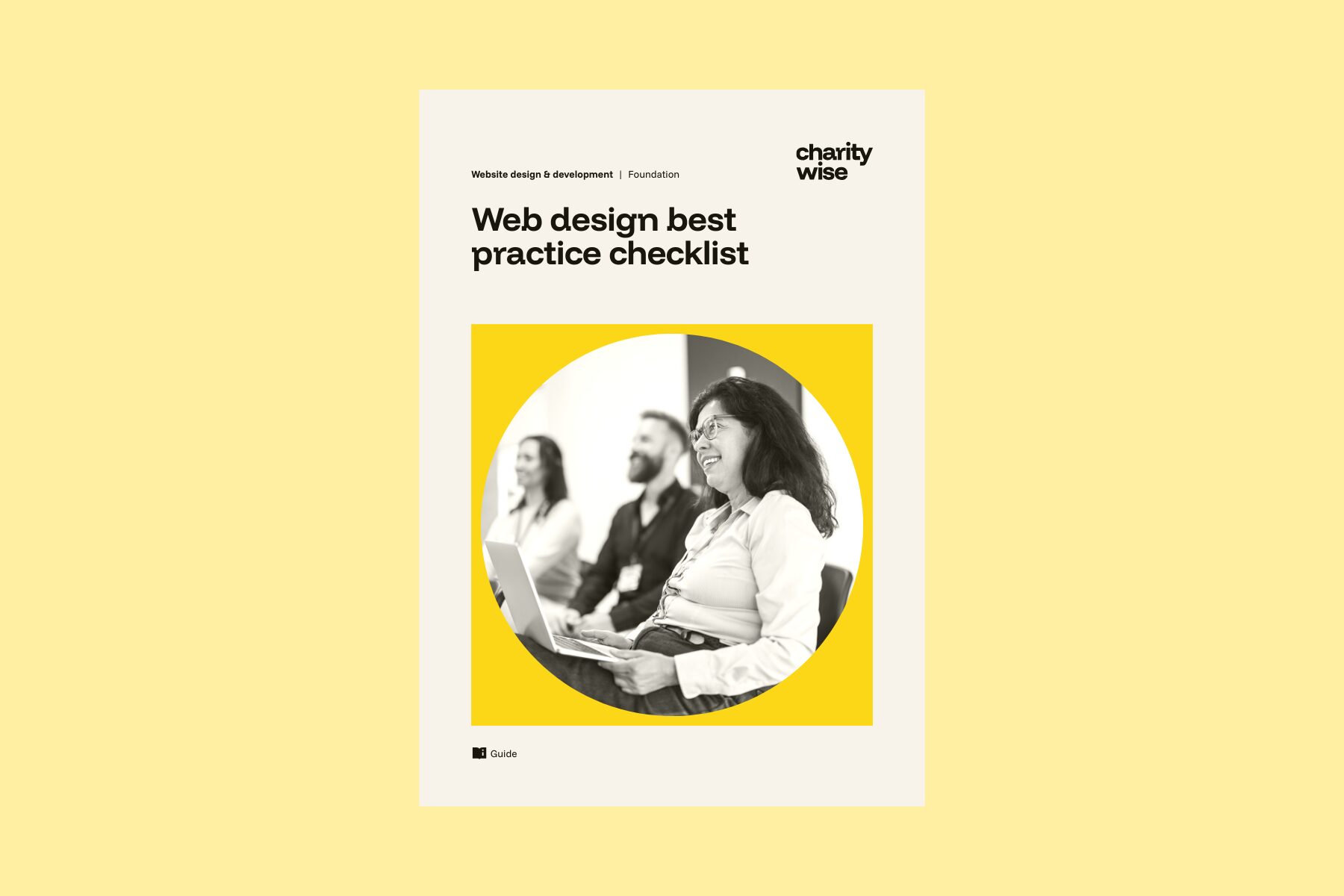 web design best practice checklist guide cover