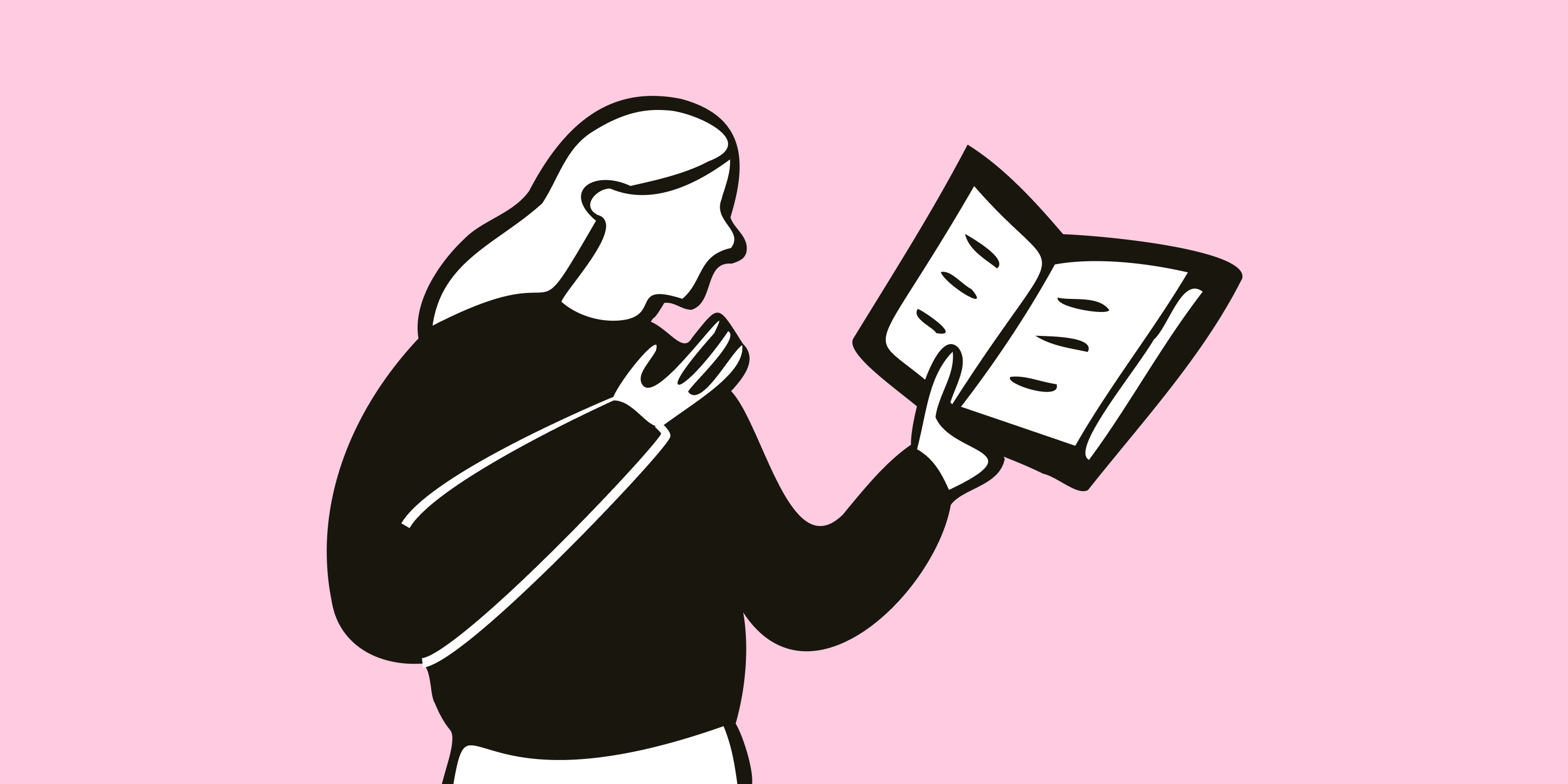 A person reading a book, illustrating how consistent, repeated engagement with a charity's brand story builds recognition, trust and long-term loyalty among supporters.