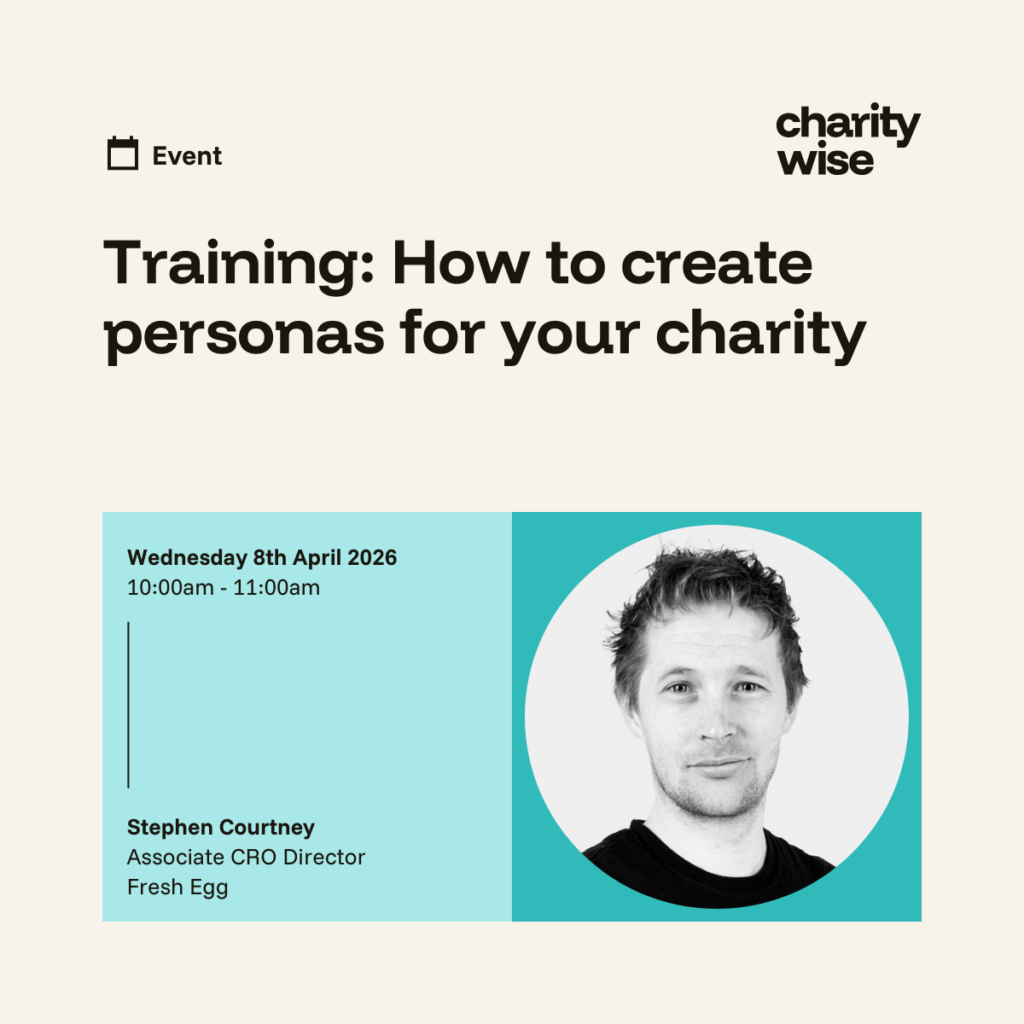 Training: How to create personas for your charity