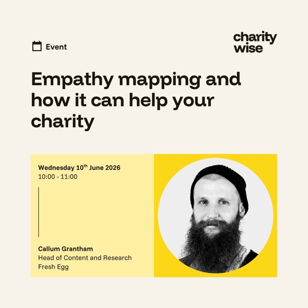 Training: Empathy mapping and how it can help your charity